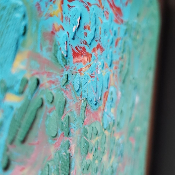 💙Host Pick💙Aquarium- Acrylic on Canvas Board - Picture 5 of 5